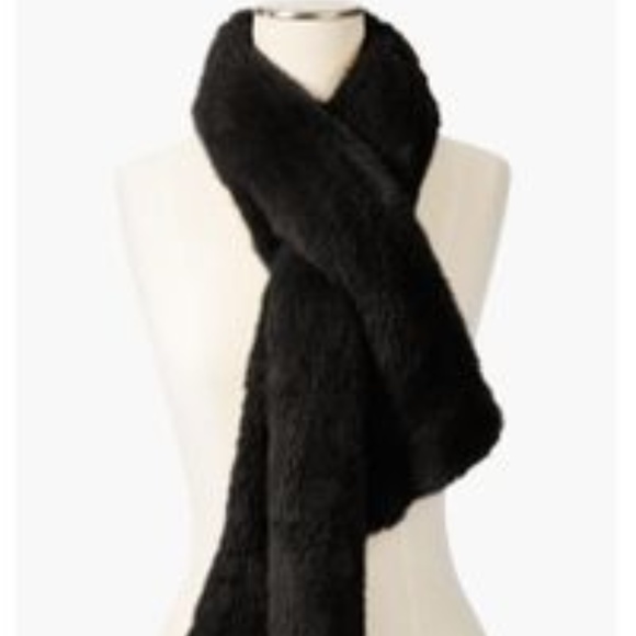 Talbots Accessories - Talbots Faux-Fur Pull Through Scarf Talbots Accessories - Talbots Faux-Fur Pull Through Scarf